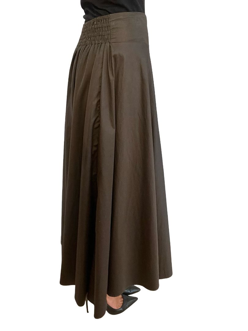 Daun & Co Charcoal Cotton Skirt. Size: 1