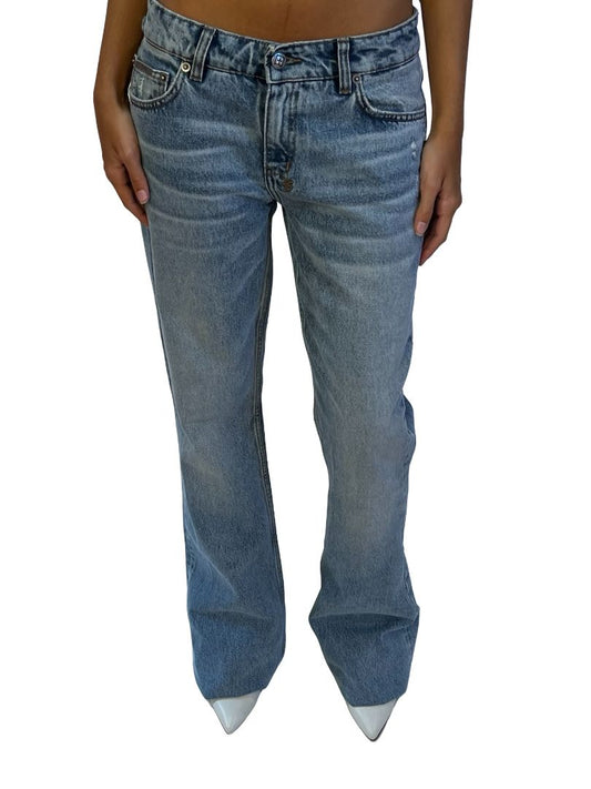 Ksubi Blue Flare Jeans. Size: 26