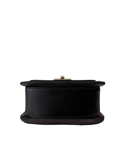 Valentino Black VLTN Stud Chain Crossbody Bag.