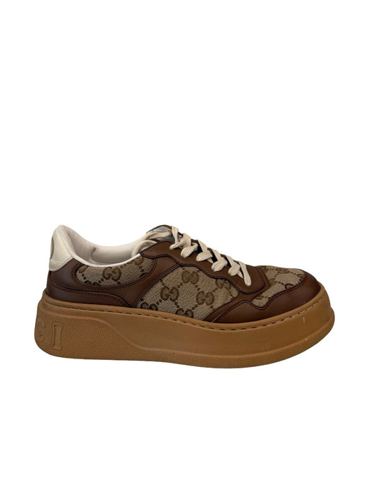 Gucci Brown Women's GG Trainer. Size: 38