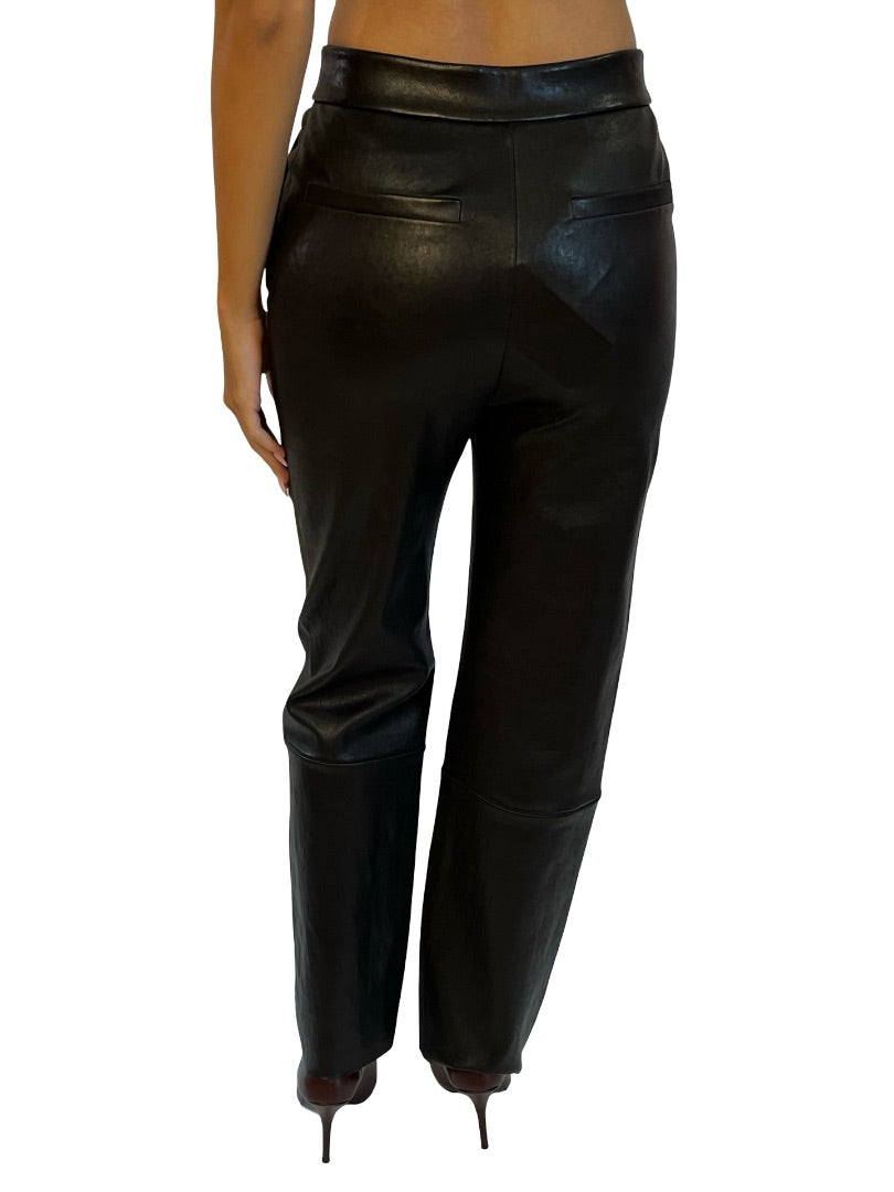 Husk Black HK Leather Pant. Size: 6