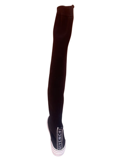 Givenchy Black & White Thigh High Sneaker Boot. Size: 36