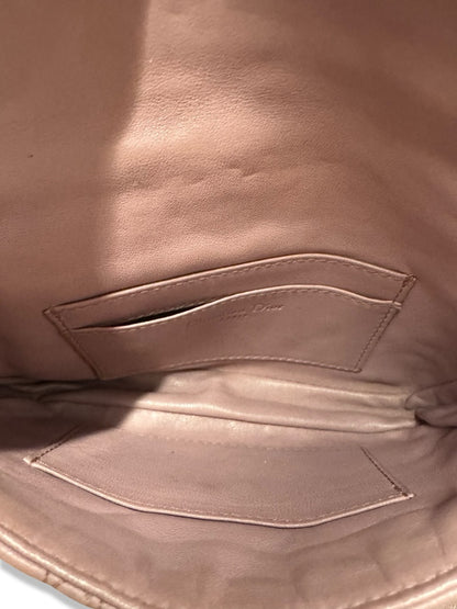 Christian Dior Rose Mini Leather Shoulder Bag.