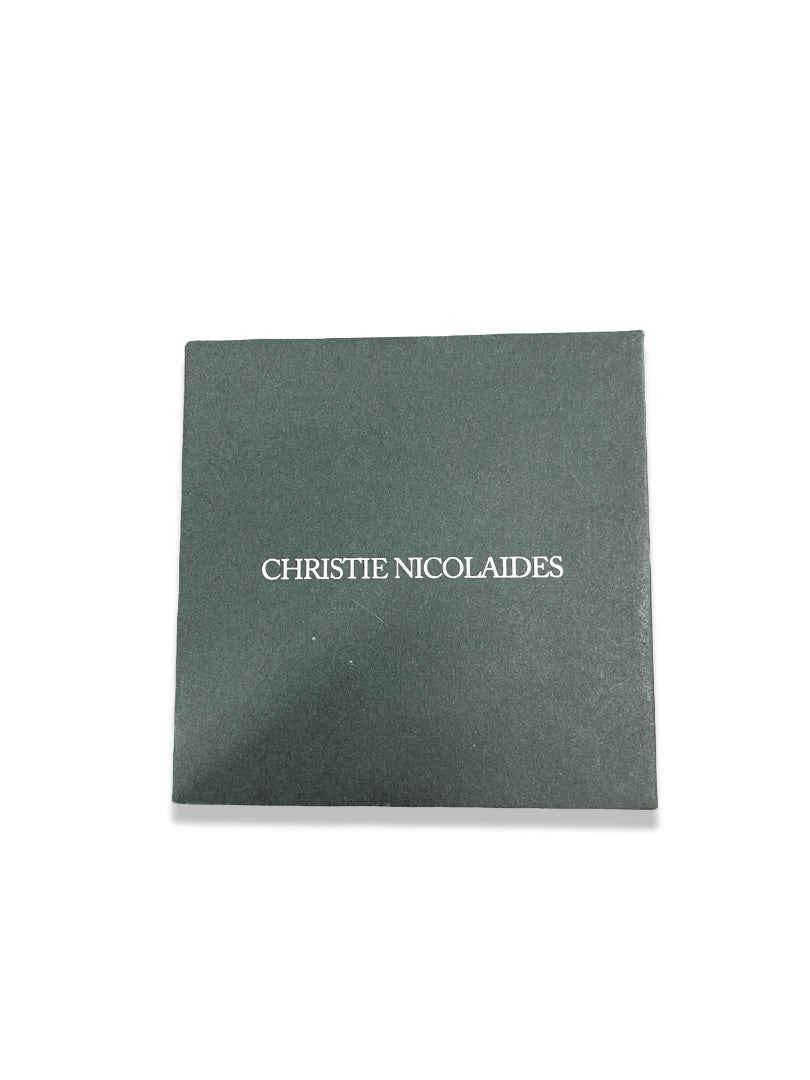 Christie Nicolaides Triple Pearl Dangle Earring.