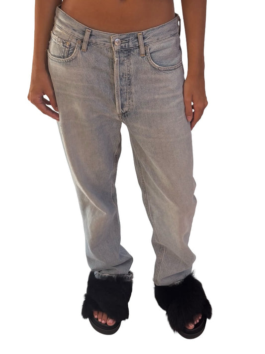 Citizens of Humanity Light Wash 'Charlotte High Rise Straight' Jean. Size: 28