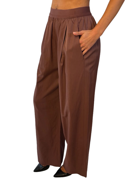 Tibi Mauve Elasticated Waistband Trousers. Size: XS