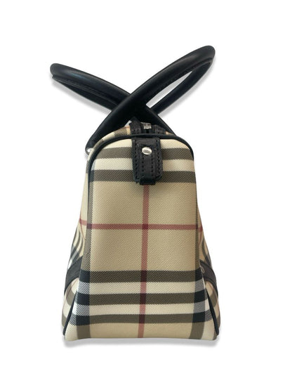 Burberry Check Mini Bowling Handbag & Wallet.