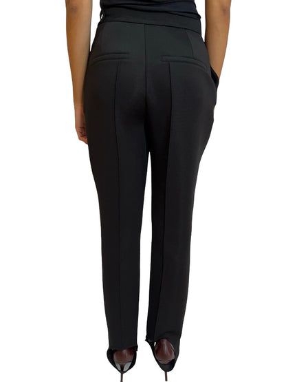 Baum Und Pferdgarten Black Slim Scuba Stirrup Pants. Size: S