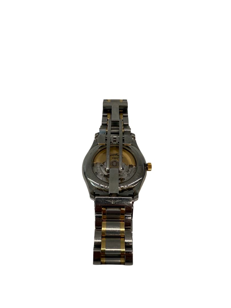 Longines Silver & Gold Automatic 12 Diamond Watch. Size: OS