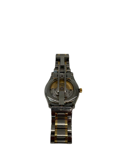 Longines Silver & Gold Automatic 12 Diamond Watch. Size: OS
