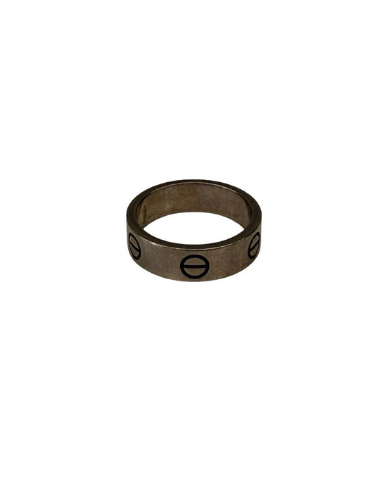 Cartier White Gold Love Ring Classic Model. Size: 53mm