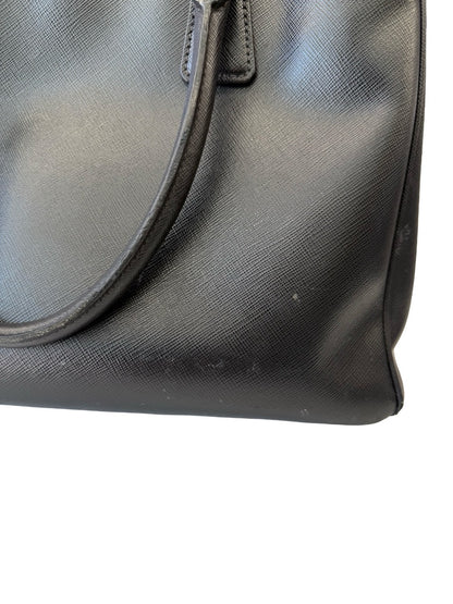 Prada Black 'Galleria' Saffiano Leather Handbag. Size: Large