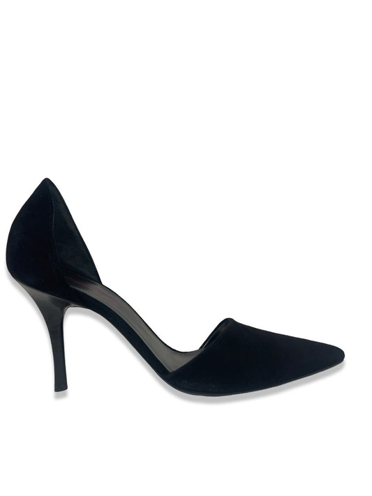 Giorgio Armani Black Suede Heels. Size: 39