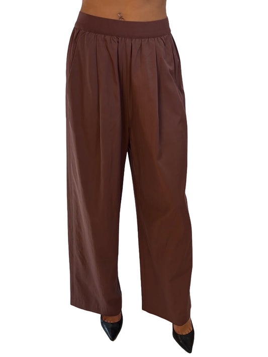 Tibi Mauve Elasticated Waistband Trousers. Size: XS