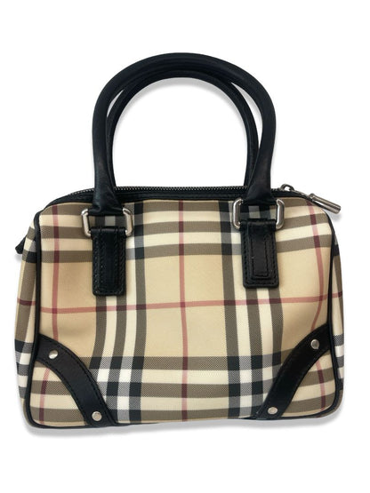 Burberry Check Mini Bowling Handbag & Wallet.
