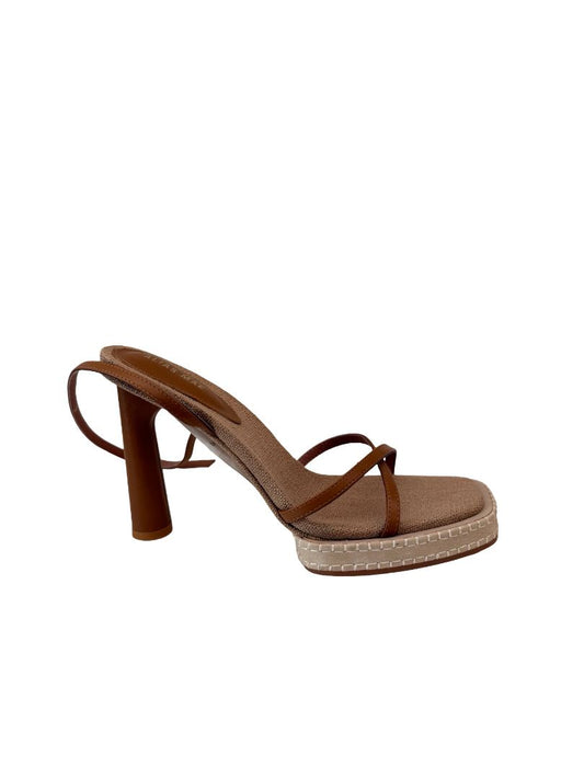 Alias Mae Brown Strappy Georgia Heel. Size: 39