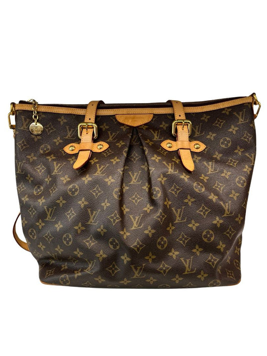 Louis Vuitton Brown & Tan Monogram Palermo Bag