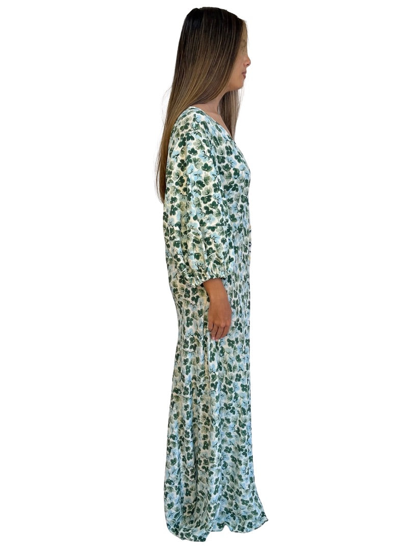 Lee Mathews Multi-Colour Dual Print Floral Dress. Size: 4