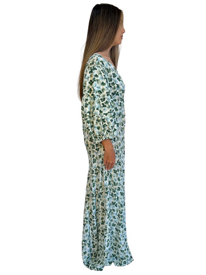 Lee Mathews Multi-Colour Dual Print Floral Dress. Size: 4