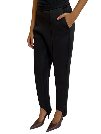 Baum Und Pferdgarten Black Slim Scuba Stirrup Pants. Size: S