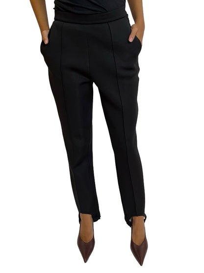 Baum Und Pferdgarten Black Slim Scuba Stirrup Pants. Size: S