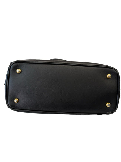 Prada Black 'Galleria' Saffiano Leather Handbag. Size: Large