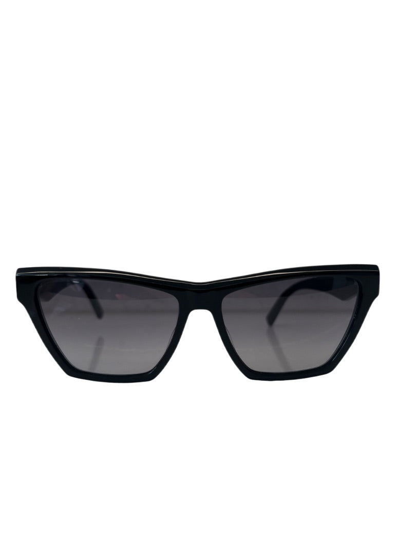 Saint Laurent Black Sunglasses YSL Gold Logo