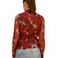 Scanlan Theodore Red Printed Blouse. Size: 12
