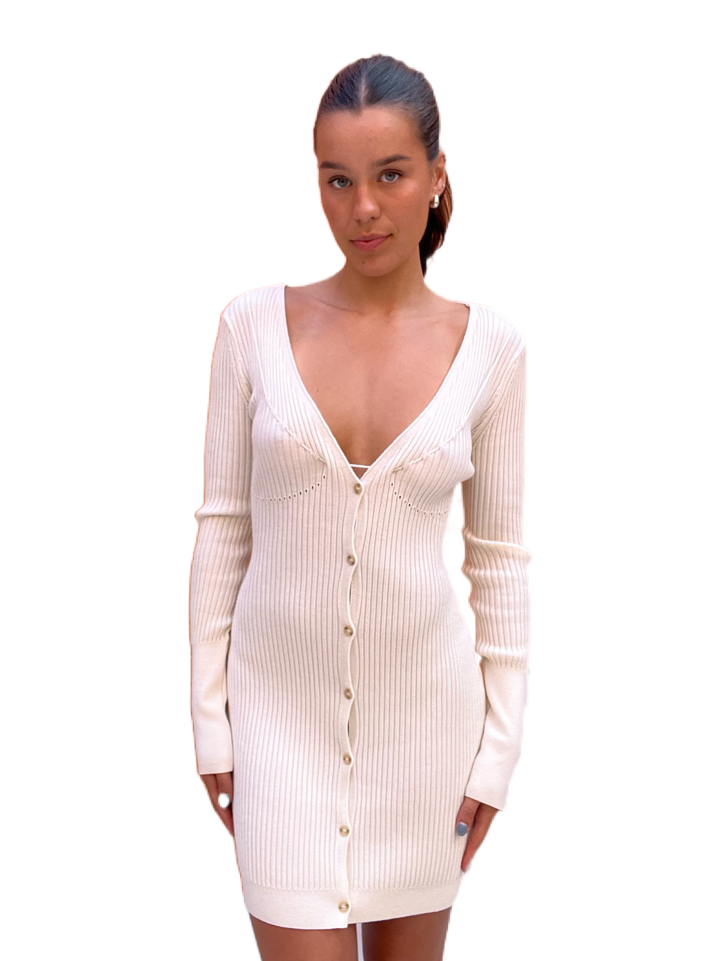 Jacquemus Knit Dress/Cardigan Size: 38