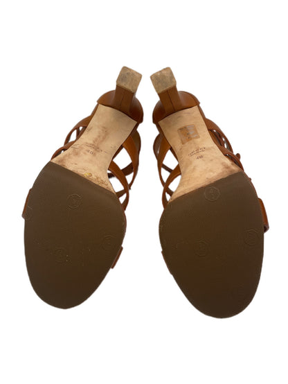 Gucci Tan Sandal Heels. Size: 40
